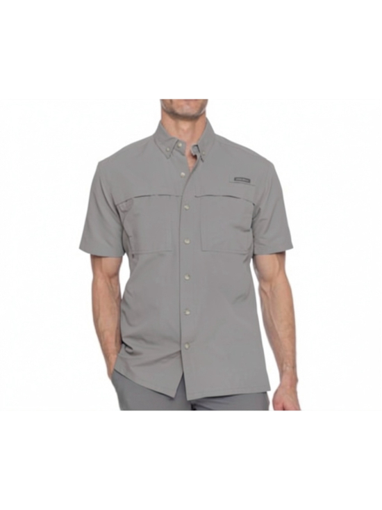 Eddie Bauer Other - NWT Eddie Bauer Button-Down Shirt Grey, Men's XL